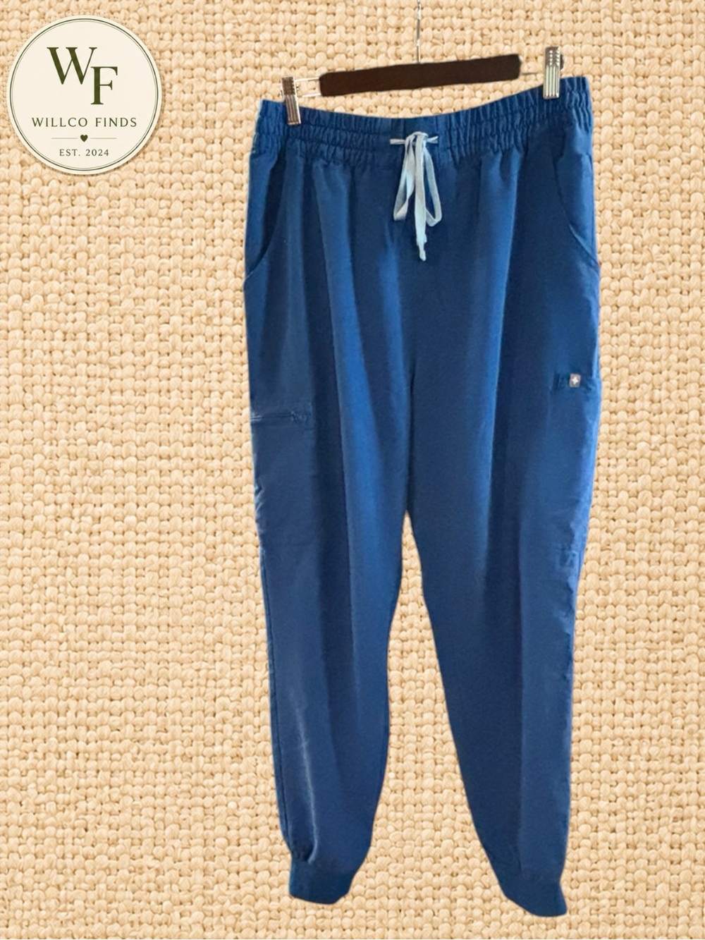 FIGS Technical Collection XL/T Royal Blue Slim Jogger Scrub Pants